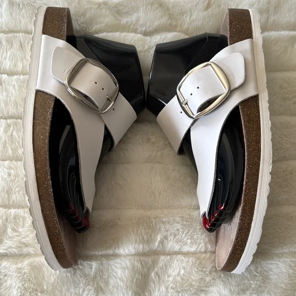 White Mountain White Cross-Strap Sandals - Picture 9 of 9